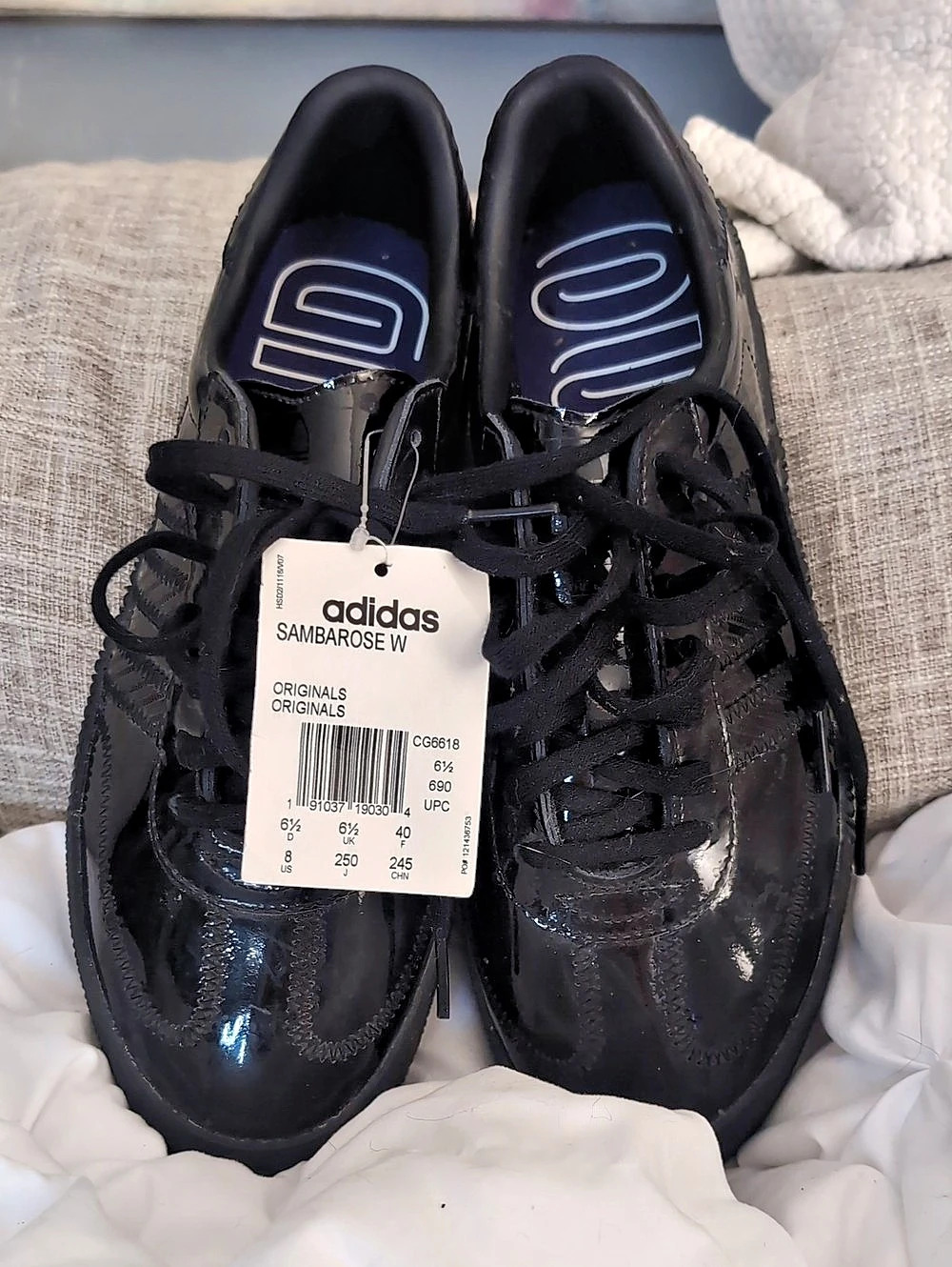 adidas Sambarose W Black Women's Sneakers US 6